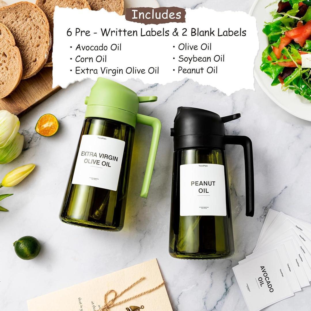 2 In 1 Glass Olive Oil Dispenser