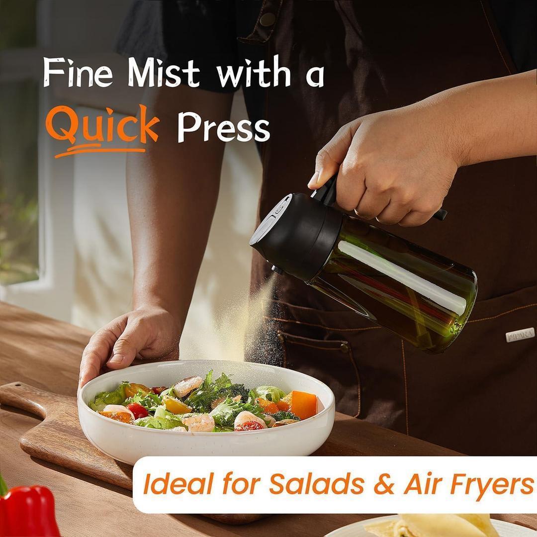 2 In 1 Glass Olive Oil Dispenser