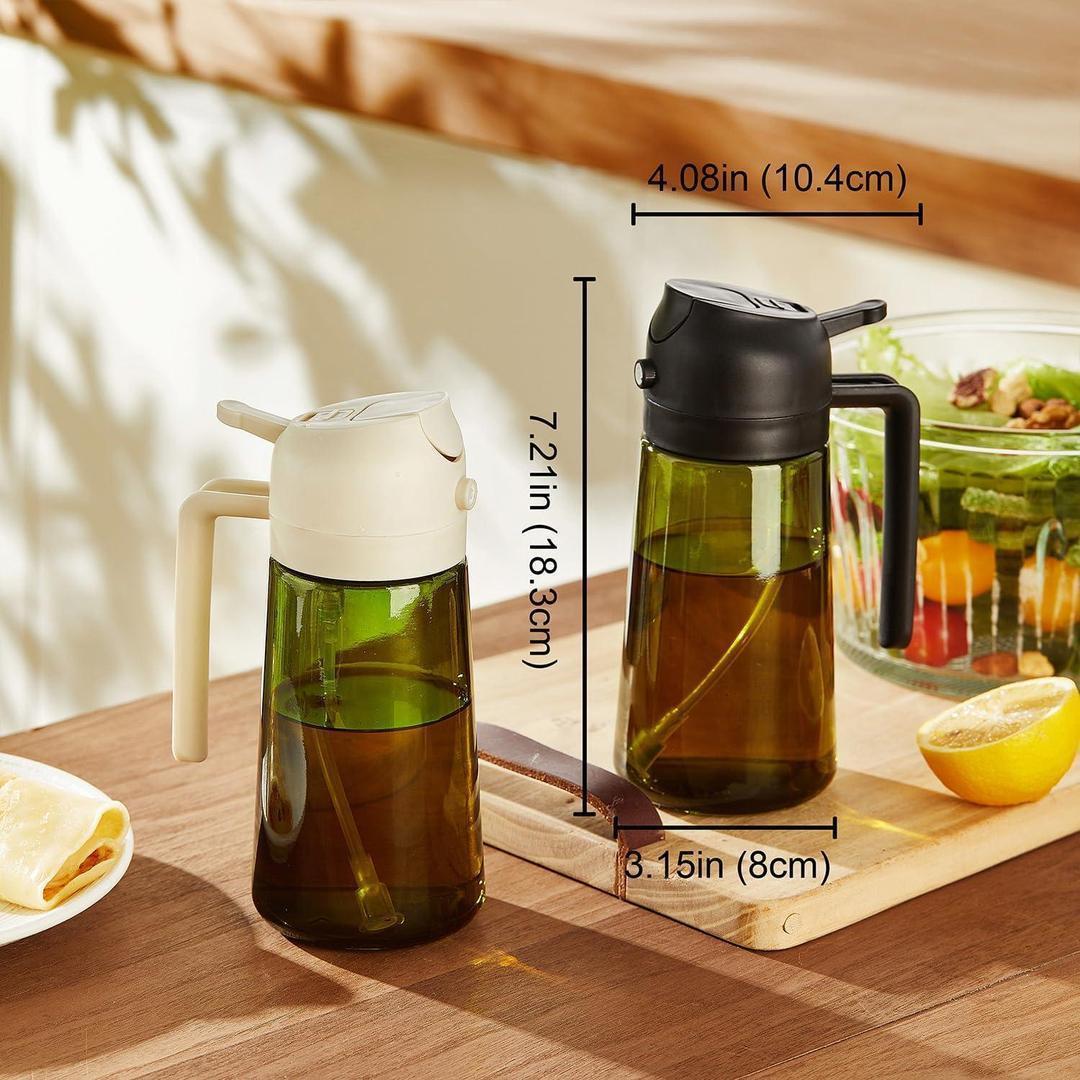 2 In 1 Glass Olive Oil Dispenser