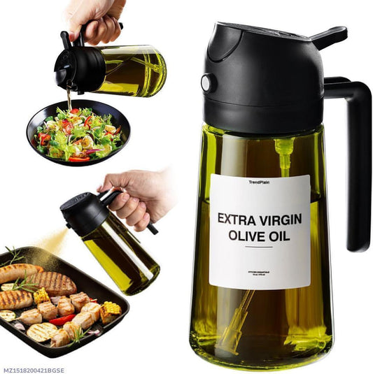 2 In 1 Glass Olive Oil Dispenser